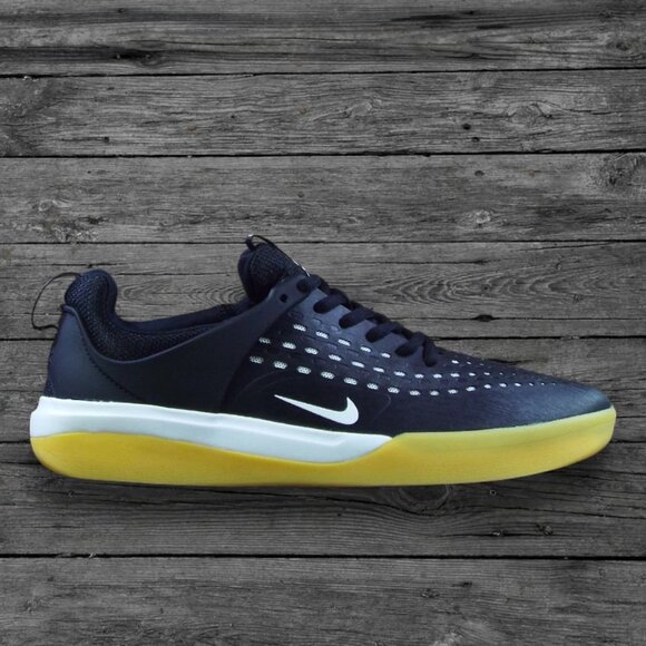 Nike SB Zoom Nyjah 3 Shoes - Black/Gum (BRAND NEW) - Picture 2 of 3